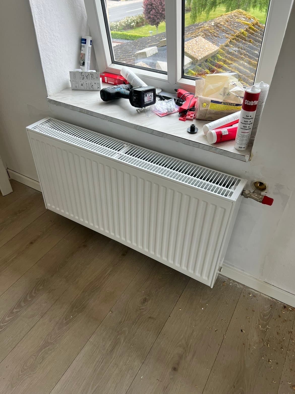 Ny radiator installation